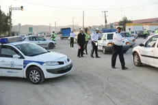 پلیس راهور دست در دست آتش نشانان