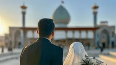 سفره عقد ۲۶ زوج جوان در حرم شاهچراغ(ع) پهن شد