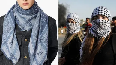 برداشتن چفیه فلسطینی از دوش یک دانش‌آموز هنگام دریافت مدرک فارغ‌التحصیلی + فیلم