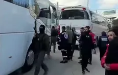 اتوبوس اسرای فلسطینی به شهر رام الله رسید