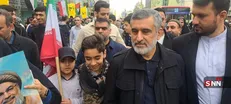 حضور سردار حاجی زاده در راهپیمایی روز قدس در تهران+ عکس
