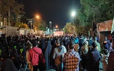 مراسم گرامیداشت شهید آرمان علی‌وردی با حضور گسترده مردم برگزار شد