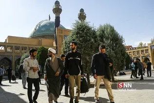 بدرقه کاروان اربعین دانشگاه صنعتی شریف 