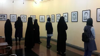 &laquo;یاران آسمانی&raquo; در قاب نقاشی دانشجویان دانشگاه&zwnj;های تهران