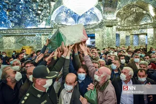 تشییع پیکر شهید مدافع امنیت شهید «علی‌اکبر رنجبر» در شیراز