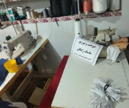 گروه جهادی شهید رحیمی در اراک ۱۵۰۰ ماسک قابل شستشو تولید و توزیع کرد