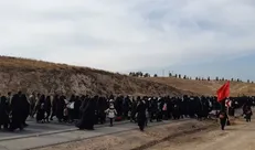 پیاده روی ۱۱۱۲ کاروان پیاده به سمت مشهد/ تأمین ۴۰۰ محل اسکان برای زائران