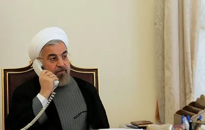 گفتگوی تلفنی روحانی و برهم صالح