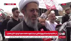 حجت الاسلام شیخ معین الدقیق: حاج رمضان همان شهیدی است که کابوسی برای صهیونیست‌ها بود