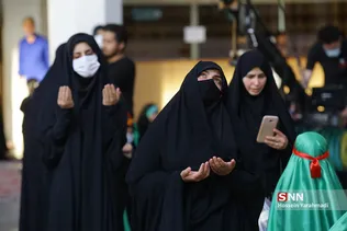 سوگواره ریحانه الحسین(ع) در حرم بانوی کرامت 