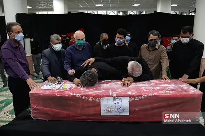 تشییع پیکر جهادگر شهید محمد مصطفی سارنگ