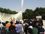 تجمع دانجویان دانشگاه خلیج فارس بوشهر در اعتراض به طرح fatf 
