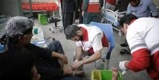 ۳۰ مصدوم به بیمارستان الحسین کربلا منتقل شدند/ ۱۲۴ هزار زائر به درمانگاه هلال احمر مراجعت داشتند