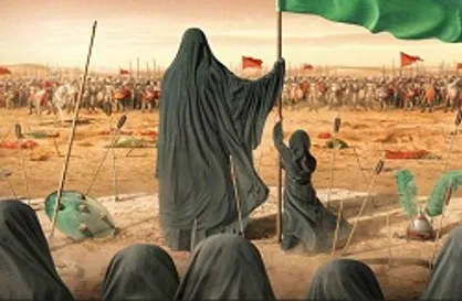 بزرگترین دیوارنگاره کشور عاشورایی شد + عکس