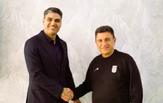 آرزوی موفقیت مدیرعامل باشگاه پرسپولیس با حضور در تمرین تیم ملی