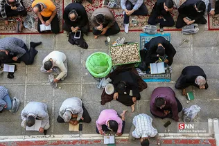 مراسم دعای عرفه در حرم حضرت معصومه (س)