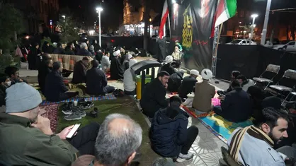 دانشجویان قمی در شب ۲۱ رمضان ندای &laquo;الغوث الغوث&raquo; سر دادند+فیلم