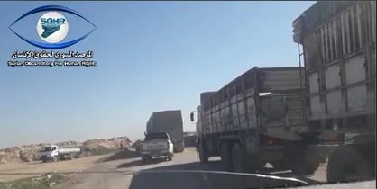 انتقال عناصر داعش از شرق سوریه توسط کامیون&zwnj;های ائتلاف آمریکا