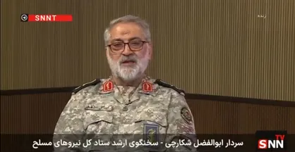 سردار شکارچی: گردن متجاوز به خاک کشورمان را می&zwnj;شکنیم/ جنگ را رژیم صهیونیستی آغاز کرد اما پایان آن را ما تعیین می&zwnj;کنیم + فیلم