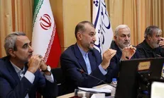حضور امیرعبداللهیان در جلسه کمیسیون امنیت ملی مجلس