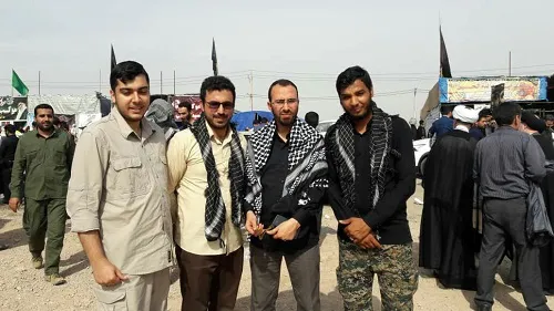 موکب شهدای دانشجو به همت جامعه دانشگاهی خوزستان در مرز چذابه برپا شد