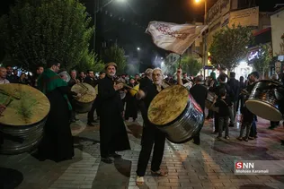 آیین سنتی عزاداری «مشق شمشیر» نجفی های مقیم قم