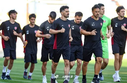 برگزاری تمرین و ریکاوری پرسپولیس