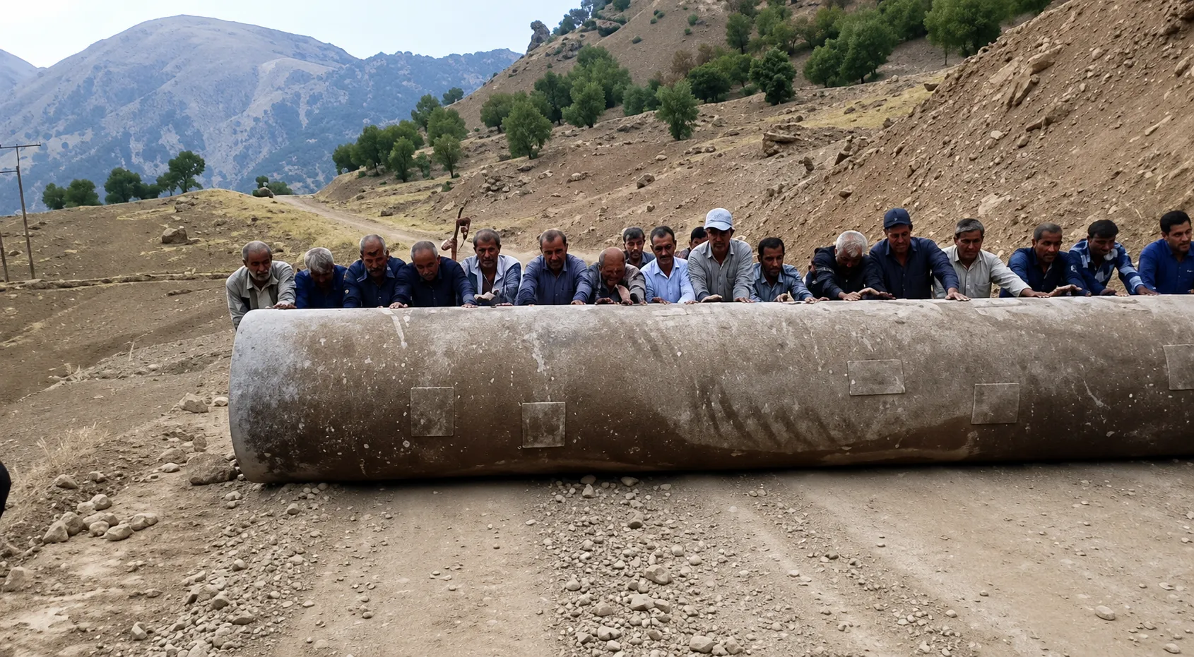 داستان عملیات لوله‌گذاری در پایین‌دست روستای خویه چه بود؟ + فیلم