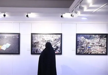 افتتاح نمایشگاه &laquo;...همچنان؛ طوفان&raquo;