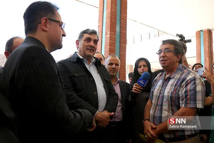 افتتاح دریاچه باغ هنر با حضور شهردار تهران