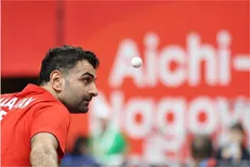 صعود نوشاد عالمیان به مرحله یک هشتم نهایی مسابقات تنیس روی میز