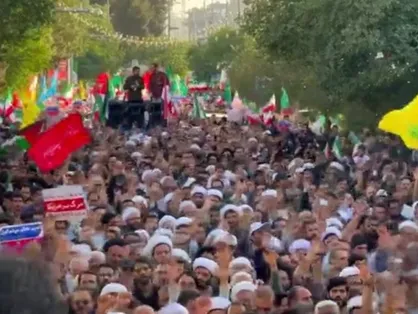 حماسه آفرینی مردم ولایی و انقلابی شهر مقدس قم در مراسم تشییع پیکر&zwnj;های مطهر شهدا