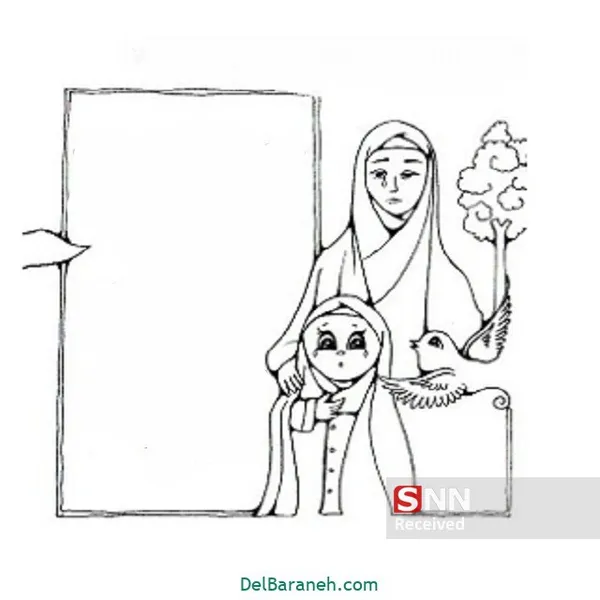 نقاشی کودکانه برای محرم