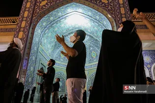 مراسم عزاداری حضرت اباعبدالله الحسین در حرم مطهر حضرت معصومه (سلام الله علیها)