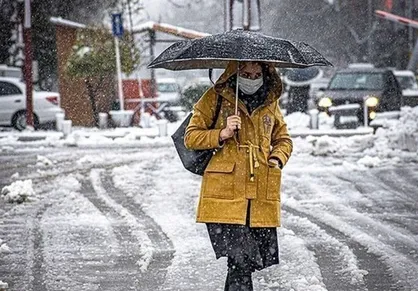 فعالیت سامانه بارشی در ۲۶ استان؛ بارش باران و برف تا شنبه ادامه دارد