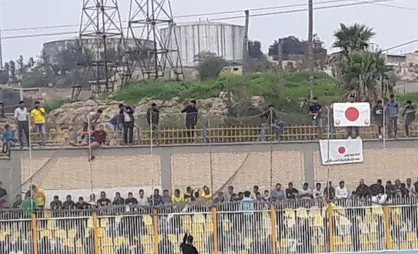 پرچم ژاپن در مسجدسلیمان!