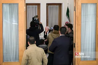 دیدار ظریف و رییس هیئت پارلمانی فلسطین
