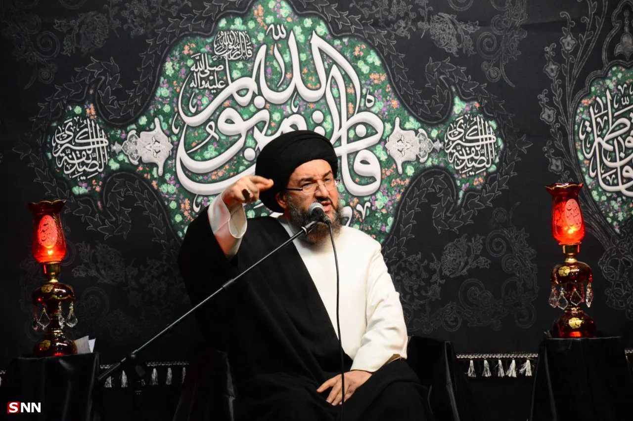 مراسم دهه اول فاطمیه دانشگاه پیام نور بجنورد