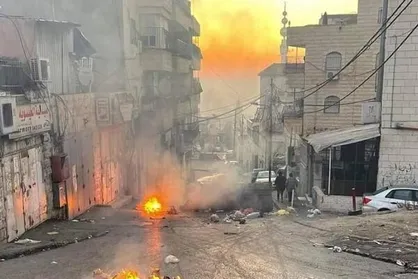 درگیری نیروهای فلسطینی با اشغالگران در کرانه باختری