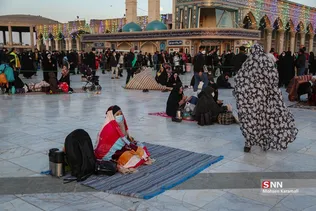 مسجد جمکران در شب نیمه شعبان 