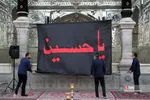 آیین تعویض پرچم حرم مطهر حضرت معصومه(س)