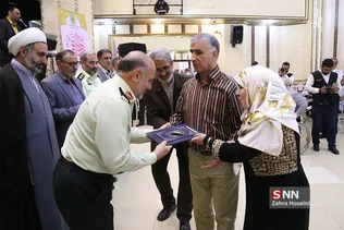 مراسم تجلیل از آزادگان فاتب 