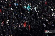 اتوبان شهید سلیمانی همچنان مملو از جمعیت عزادار + فیلم