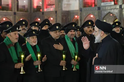 آیین خطبه خوانی شب شهادت حضرت رضا (ع)