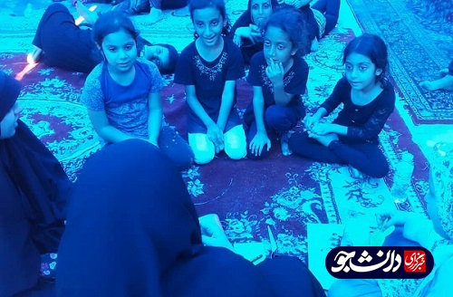 خدمت رسانی دانشجویان خواهر دانشگاه آزاد خوزستان به زائران حسینی