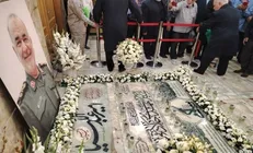 آغاز مراسم نخستین سالگرد شهادت سپهبد سلامی در شهرری