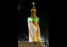 پیشرفت ۹۵ درصدی مرمت گلدسته شمالی حرم مطهر علوی