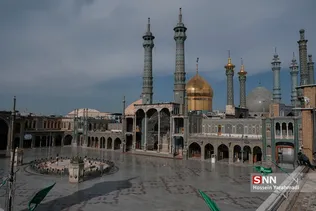 حرم مطهرحضرت معصومه (س) در روزهای شیوع کرونا