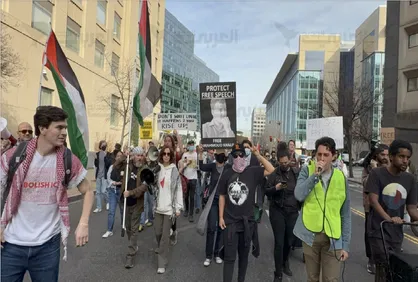 تظاهرات گسترده در آمریکا برای آزادی دانشجوی فلسطینی/ ترامپ: به بازداشت او افتخار می&zwnj;کنم!