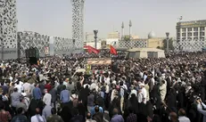 شعار مرگ بر اسرائیل در تشییع «صیاد خدایی»